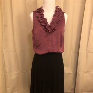 Ann Taylor Sleeveless Blouse. Size XS